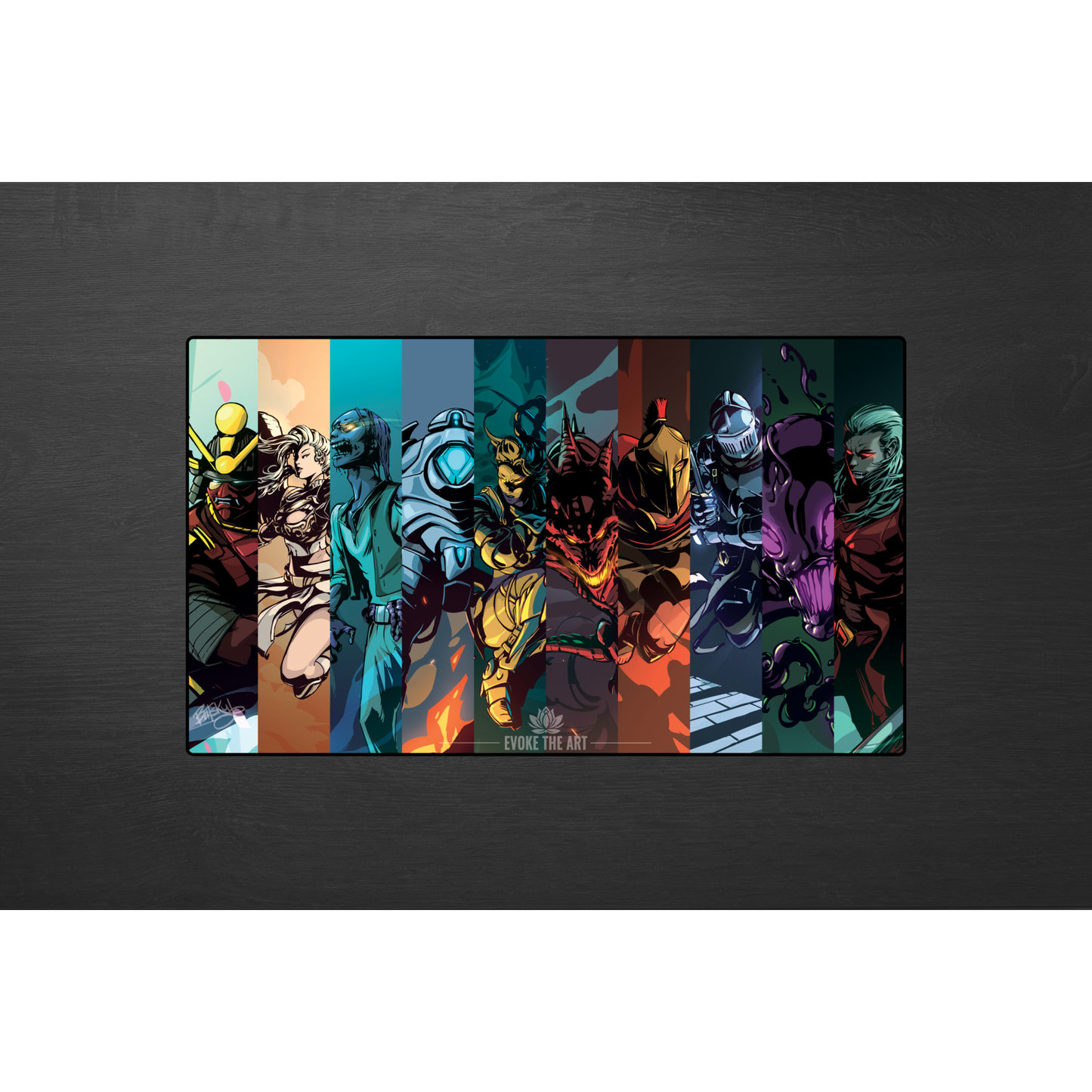 EVOKE THE ART - TOKEN TAPESTRY STITCHED EDGE PLAYMAT
