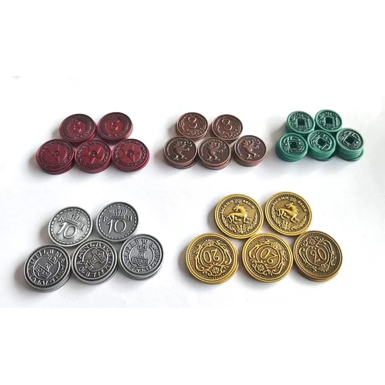 SCYTHE & EXPEDITIONS METAL COINS