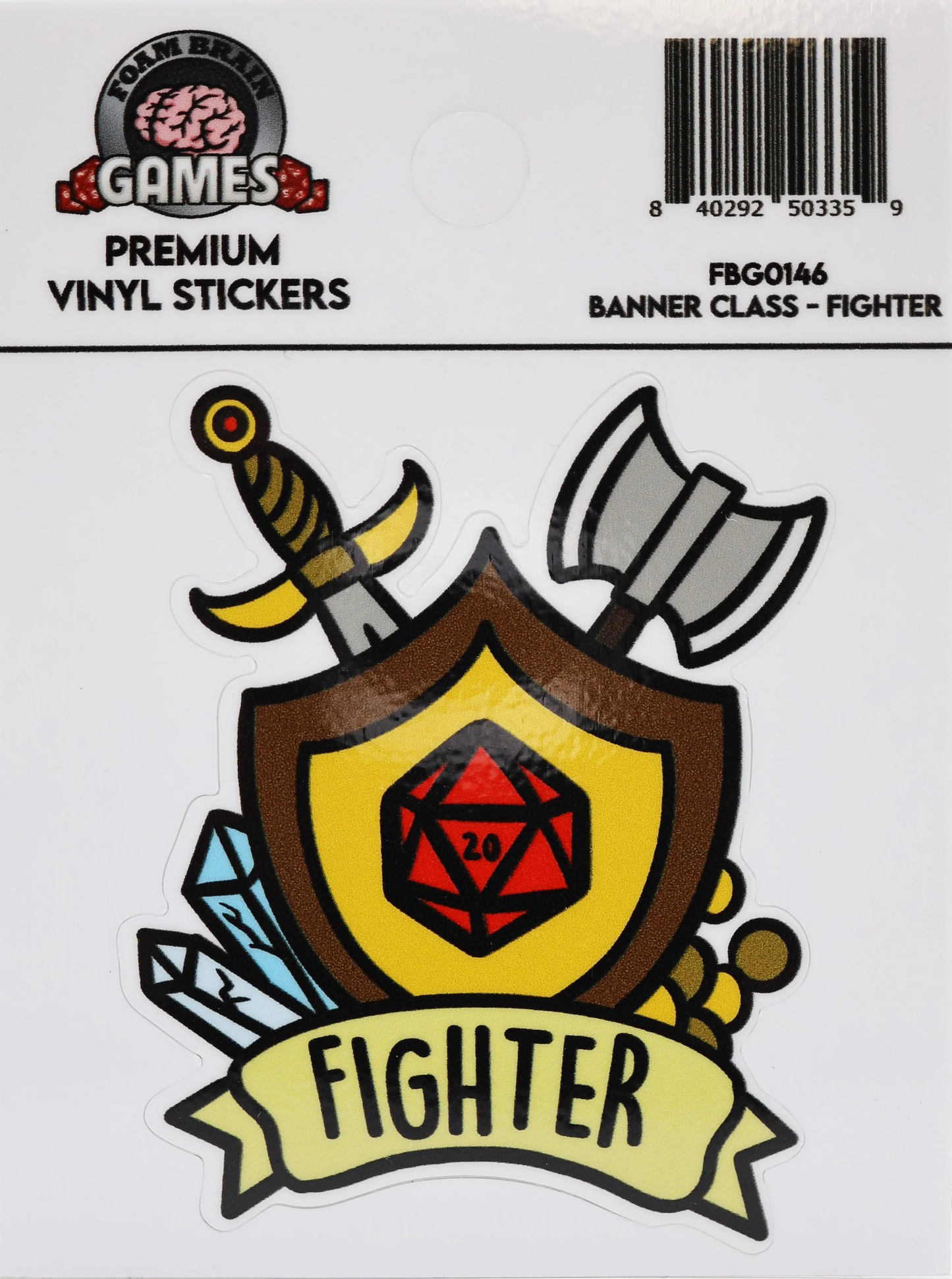 CLASS STICKER: FIGHTER