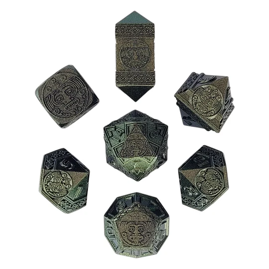 NAHUATL'S CHANCE METAL DICE SET