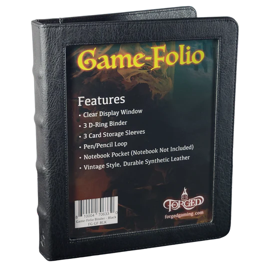 GAME FOLIO RPG BINDER & CHARACTER JOURNAL