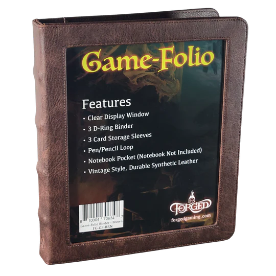 GAME FOLIO RPG BINDER & CHARACTER JOURNAL