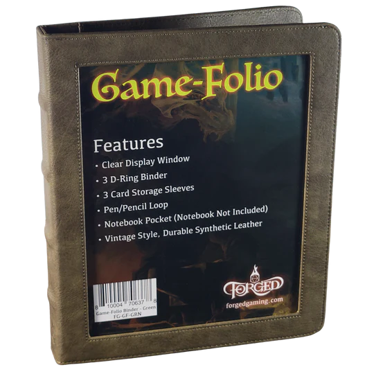 GAME FOLIO RPG BINDER & CHARACTER JOURNAL