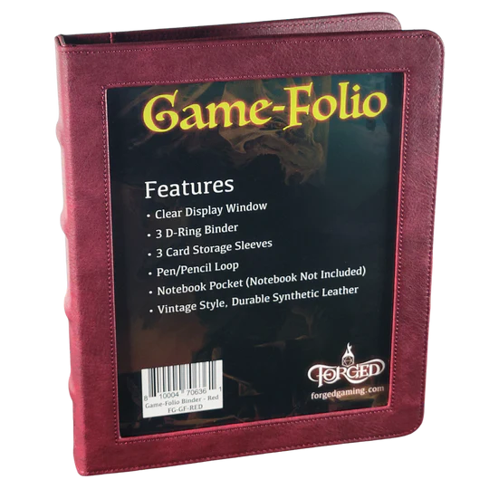 GAME FOLIO RPG BINDER & CHARACTER JOURNAL