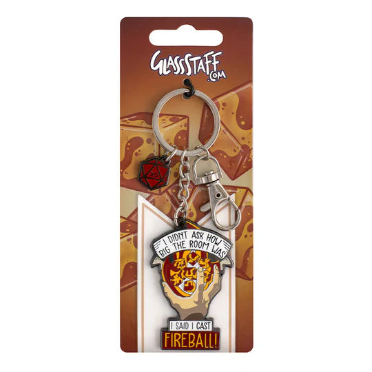 I CAST FIREBALL KEYCHAIN