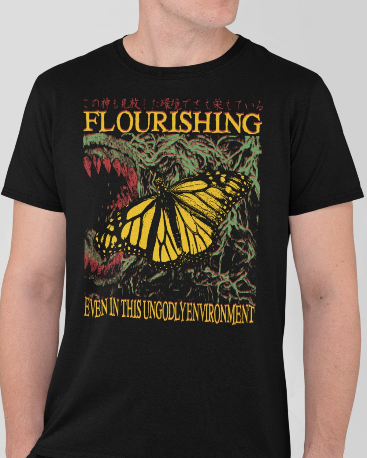 FLOURISHING IN THIS UNGODLY ENVIRONMENT T-SHIRT