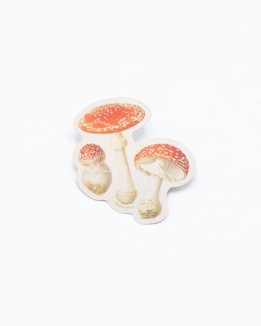 FLY AGARIC POISONOUS STICKER