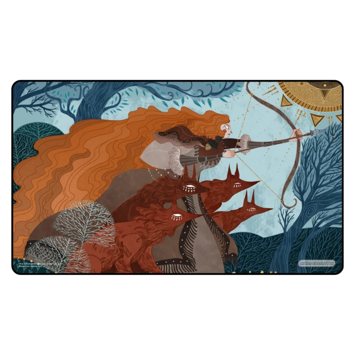 GAMEHEAD PLAYMAT FOX IN THE HUNT