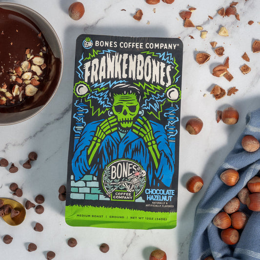 BONES COFFEE FRANKENBONES 12OZ GROUND COFFEE