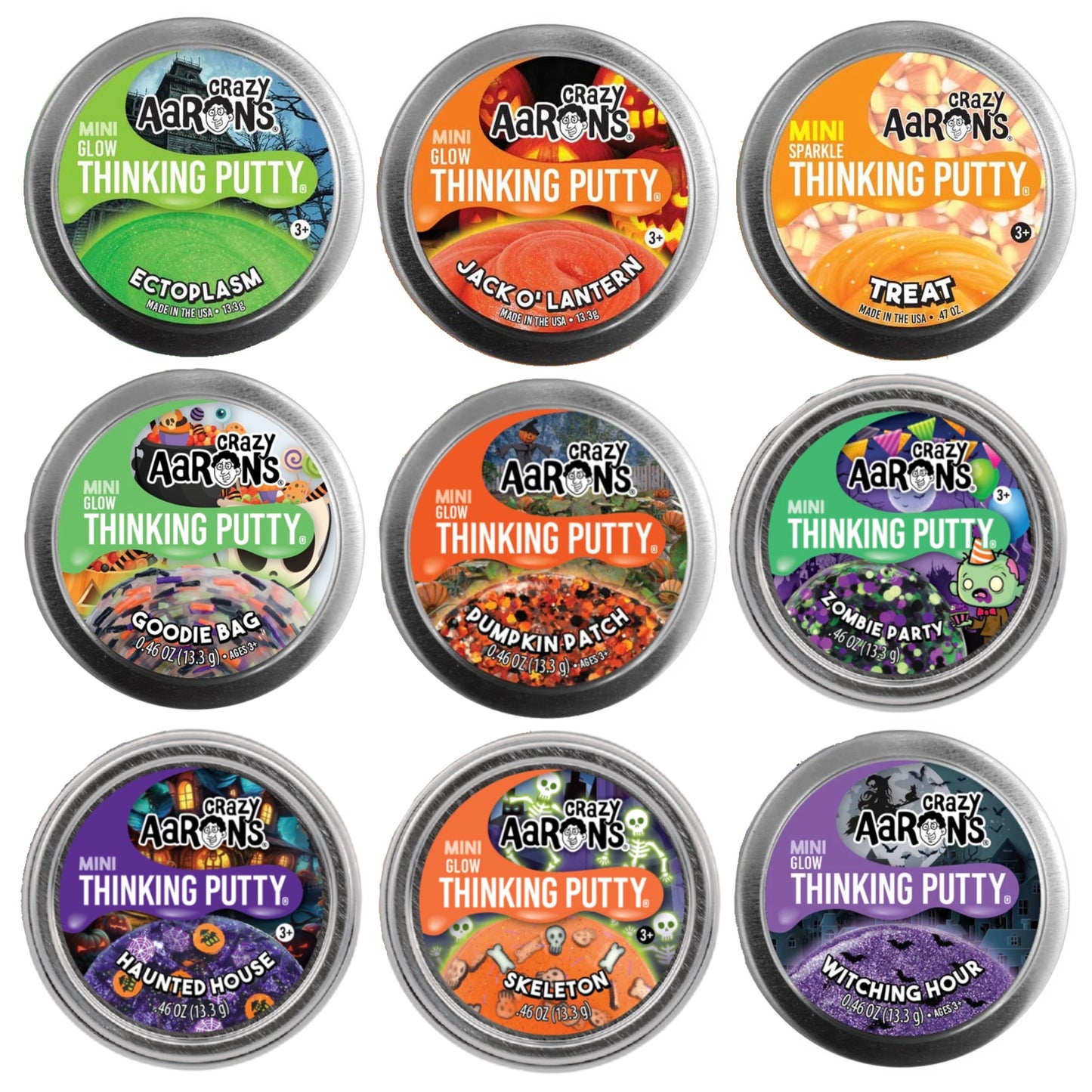 CRAZY AARON'S MINI HALLOWEEN THINKING PUTTY