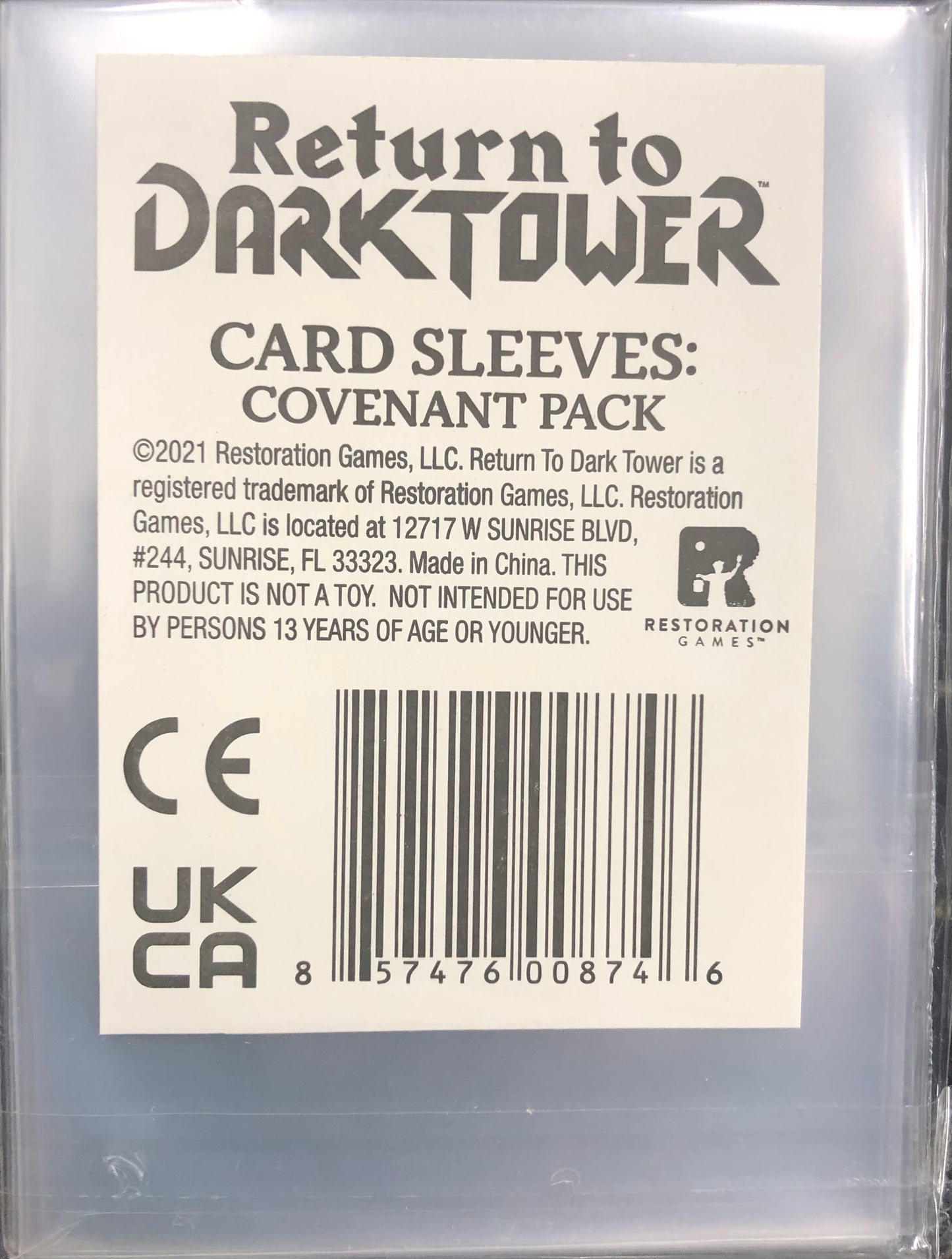 RETURN TO DARK TOWER COVENANT CARD SLEEVE PACK