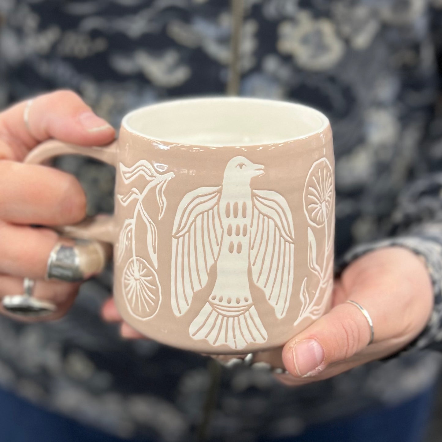 PEREGRINE IMPRINT MUG BY DANICA STUDIOS