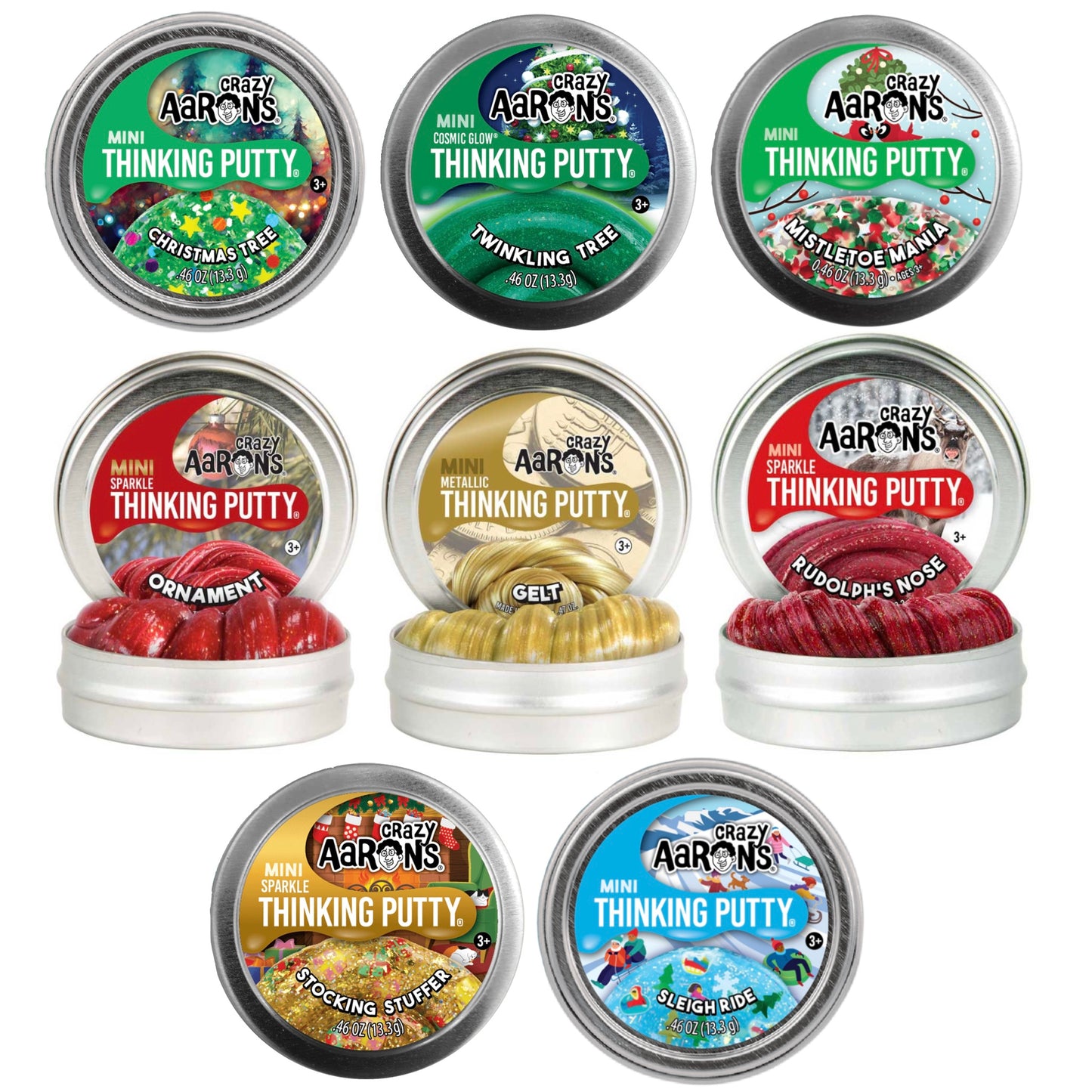 CRAZY AARON'S MINI HOLIDAY THINKING PUTTY