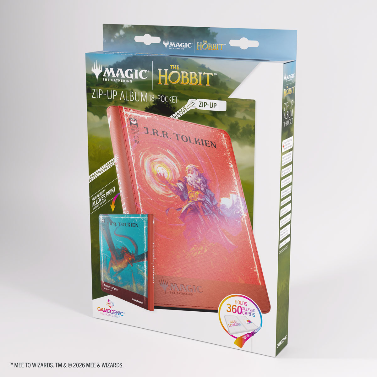 MAGIC THE GATHERING THE HOBBIT ZIP-UP ALBUM 18 POCKET
