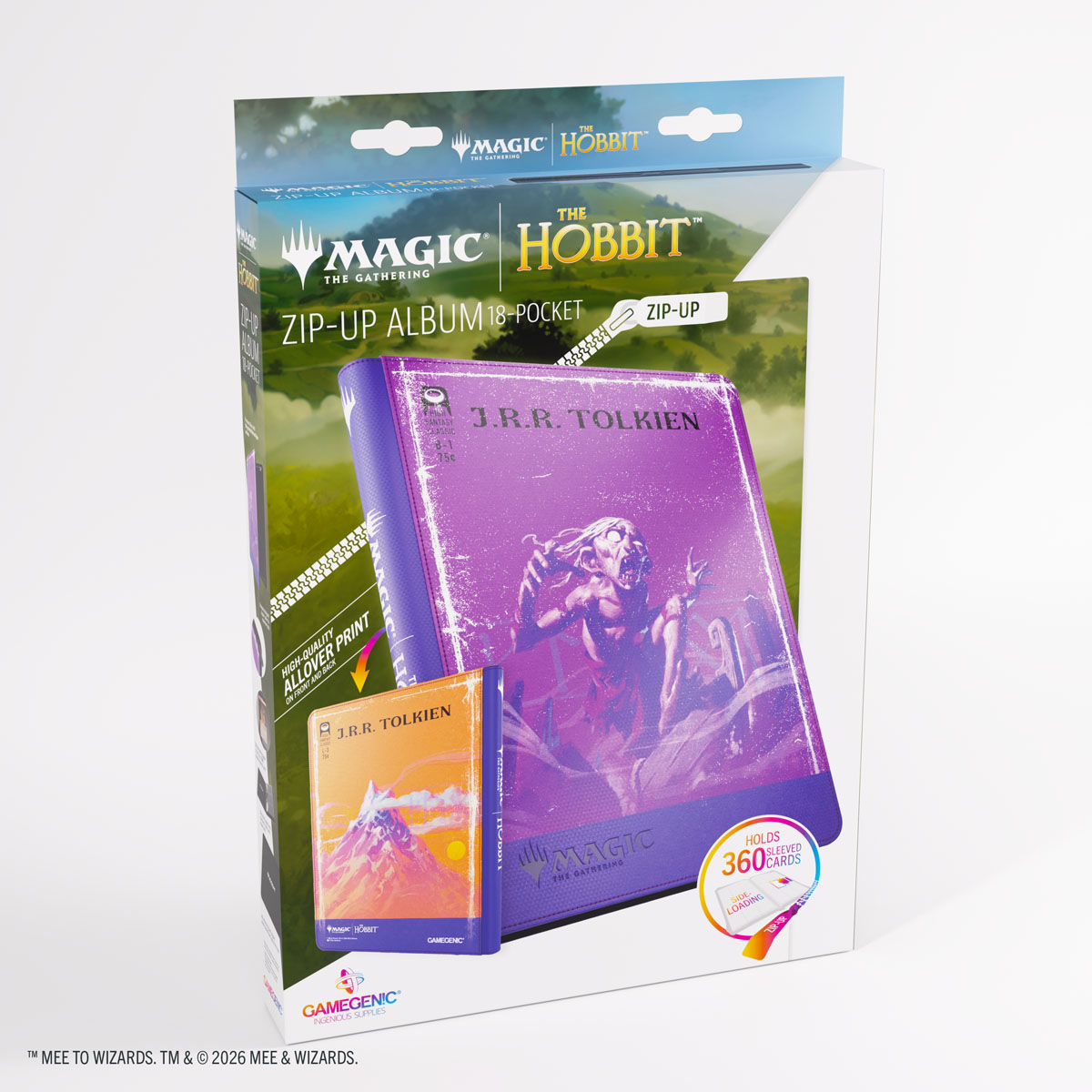 MAGIC THE GATHERING THE HOBBIT ZIP-UP ALBUM 18 POCKET