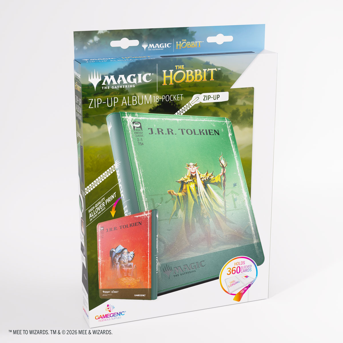 MAGIC THE GATHERING THE HOBBIT ZIP-UP ALBUM 18 POCKET
