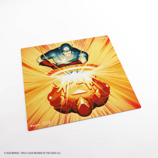 GAMEGENIC MARVEL SUPER HEROES 2-PLAYER GAME MAT CAPTAIN AMERICA/IRON MAN