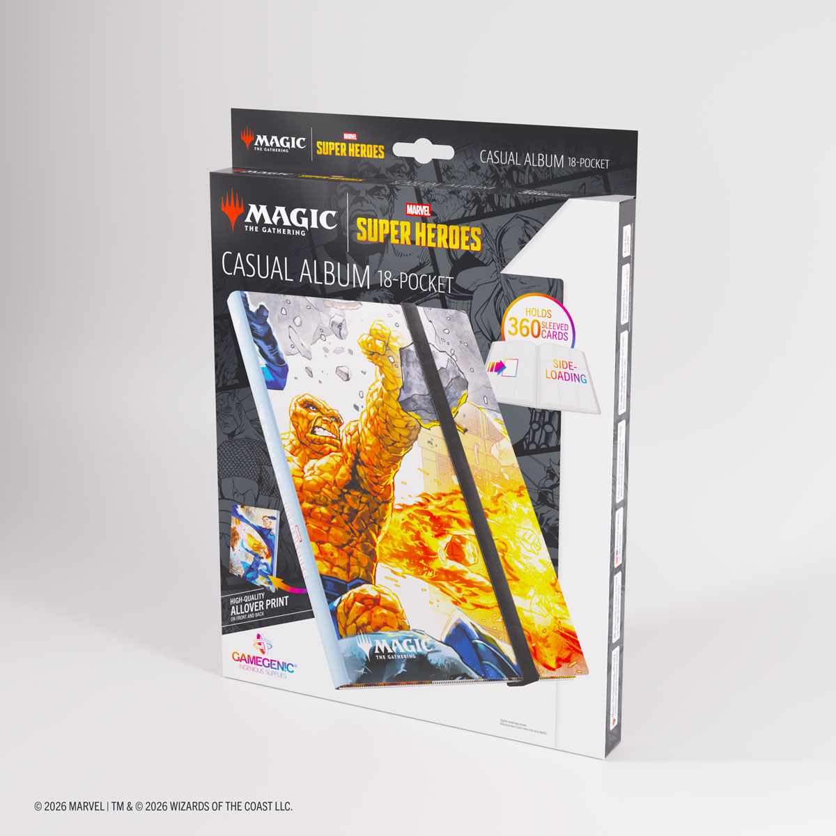 GAMEGENIC MARVEL SUPER HEROES CASUAL 18-POCKET ALBUM