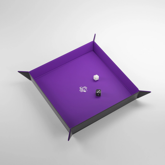 Purple and Black Square Dice Tray
