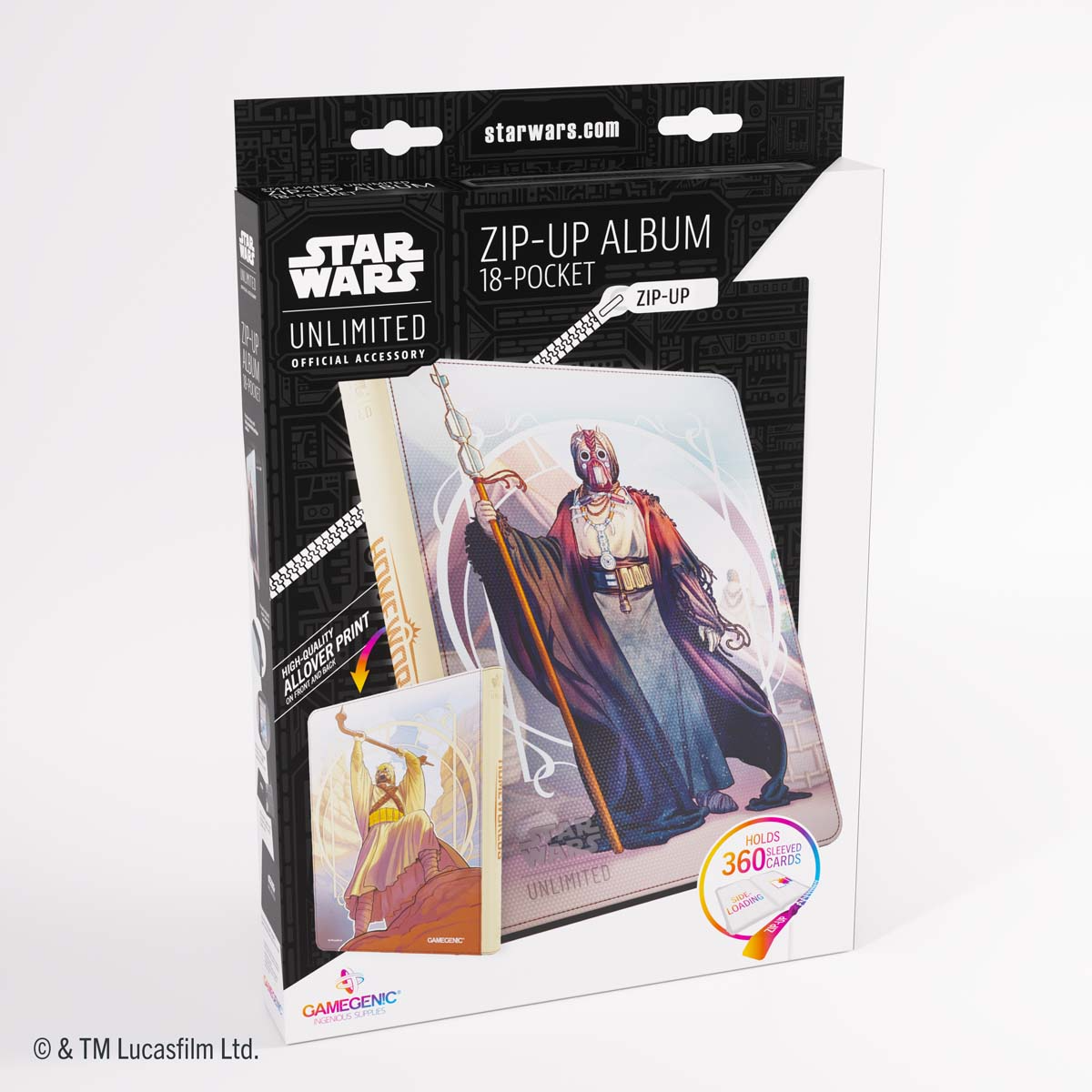STAR WARS UNLIMITED ZIP-UP 18 POCKET ALBUM