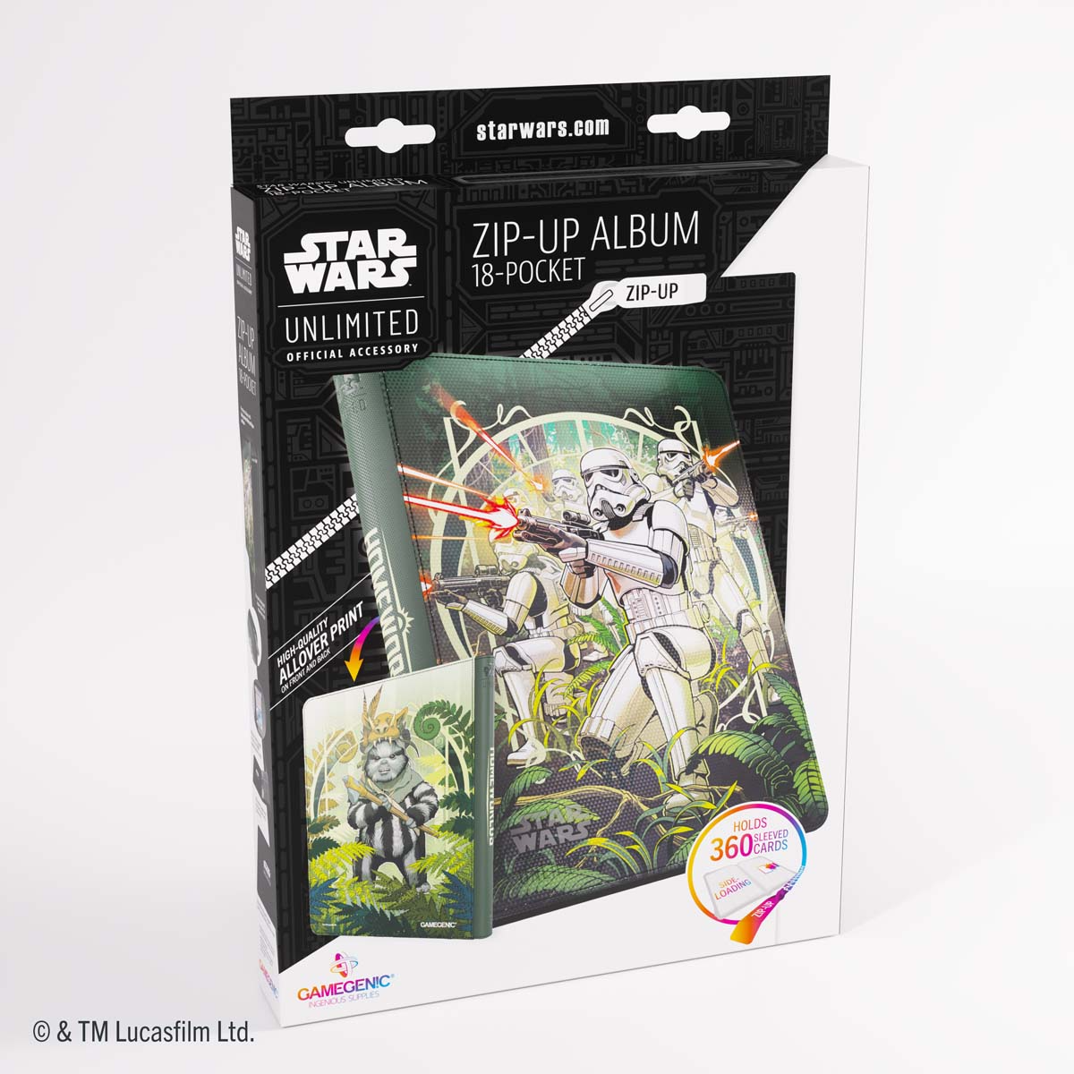 STAR WARS UNLIMITED ZIP-UP 18 POCKET ALBUM