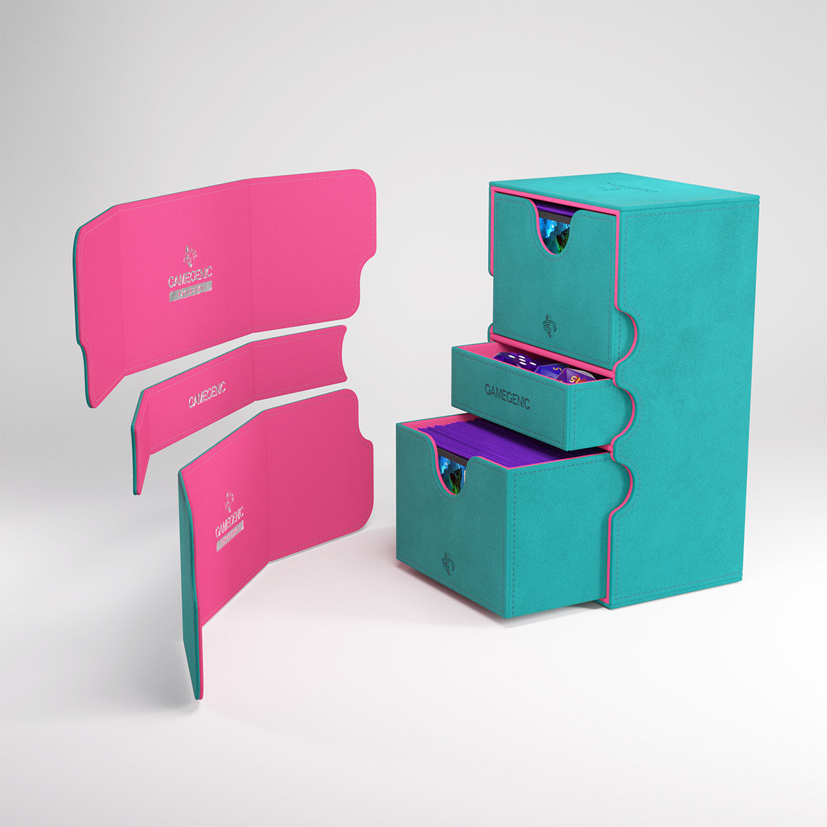 GAMEGENIC STRONGHOLD 200+ XL TEAL/PINK