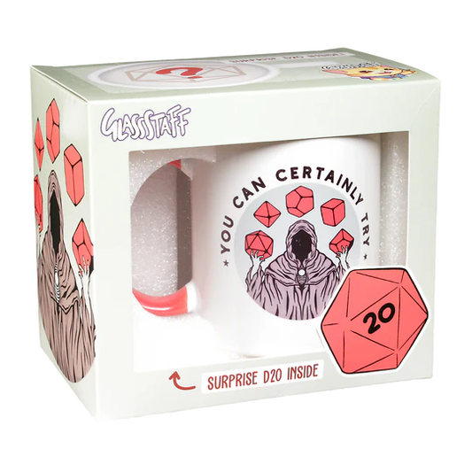 YOU CAN CERTAINLY TRY MUG W/ D20