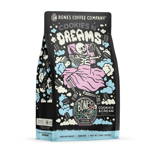 BONES COFFEE COOKIES N' DREAMS 12OZ GROUND COFFEE