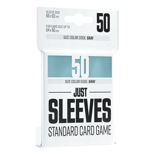 JUST SLEEVES STANDARD SLEEVES 50 SLEEVE PACK