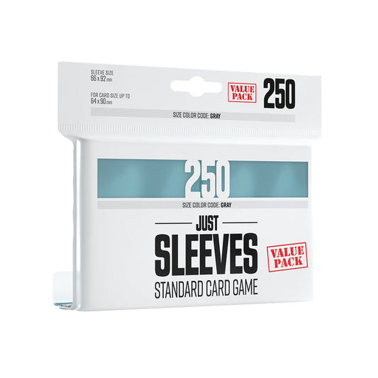 JUST SLEEVES STANDARD CARD GAME 250 SLEEVES VALUE PACK