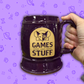 GAMES AND STUFF MUG - BARREL STEIN 16OZ