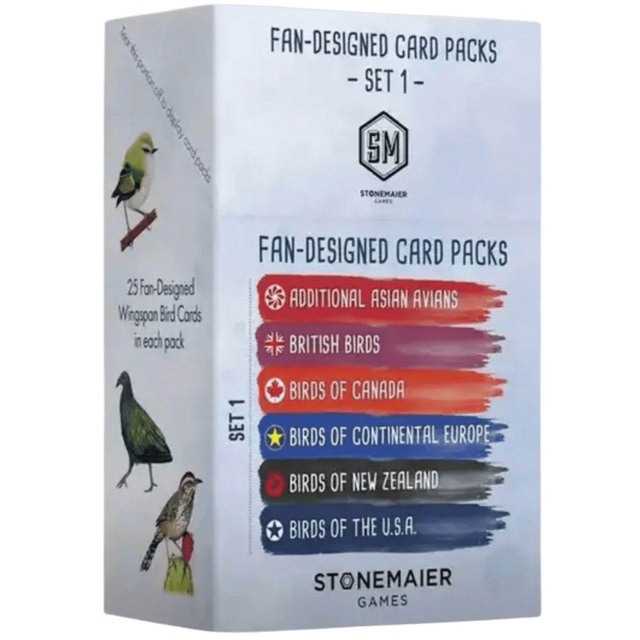 WINGSPAN FAN-DESIGNED BIRD CARDS SET 1