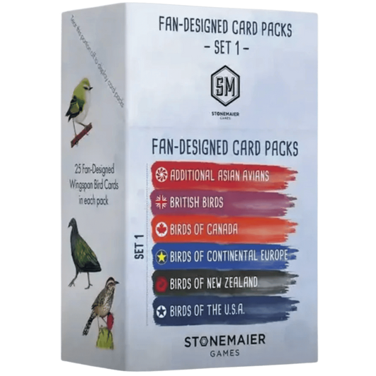 WINGSPAN FAN-DESIGNED BIRD CARDS SET 1