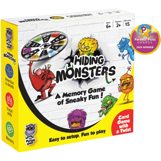 HIDING MONSTERS MEMORY GAME