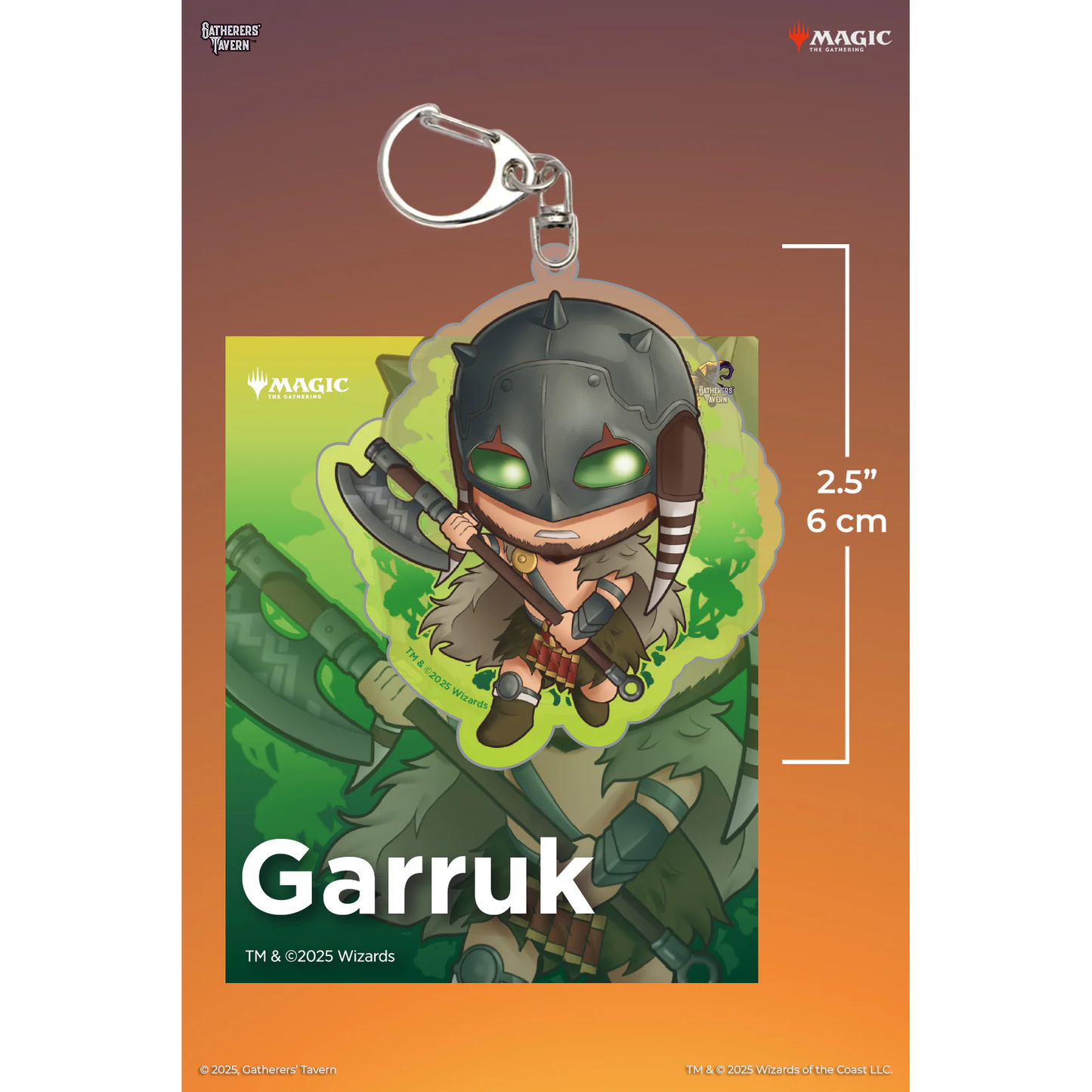 MTG PLANESWALKER ACRYLIC KEYCHAIN