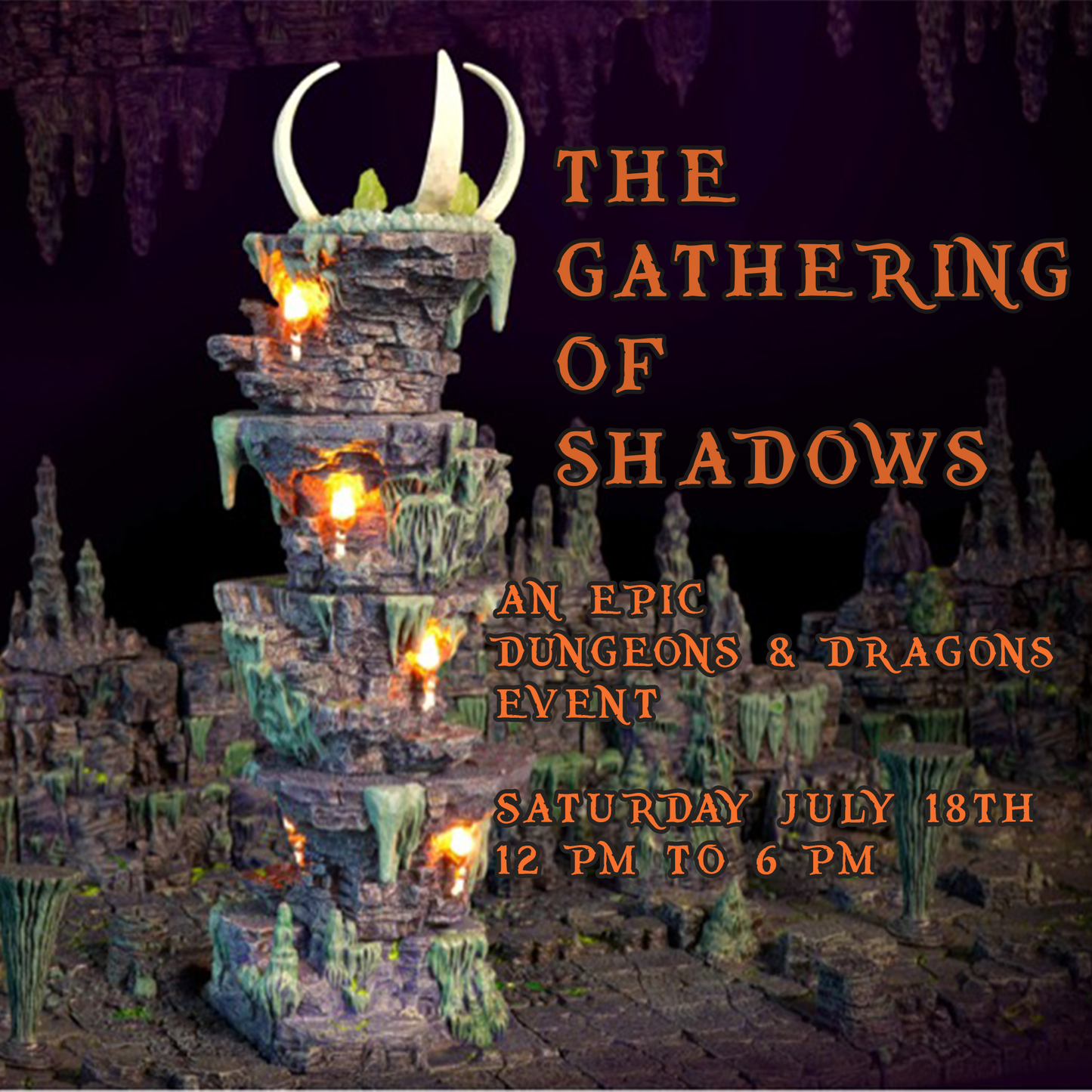 SCENIC MINIATURES RPG - A GATHERING OF SHADOWS (PREMIUM EVENT) 7/18/26