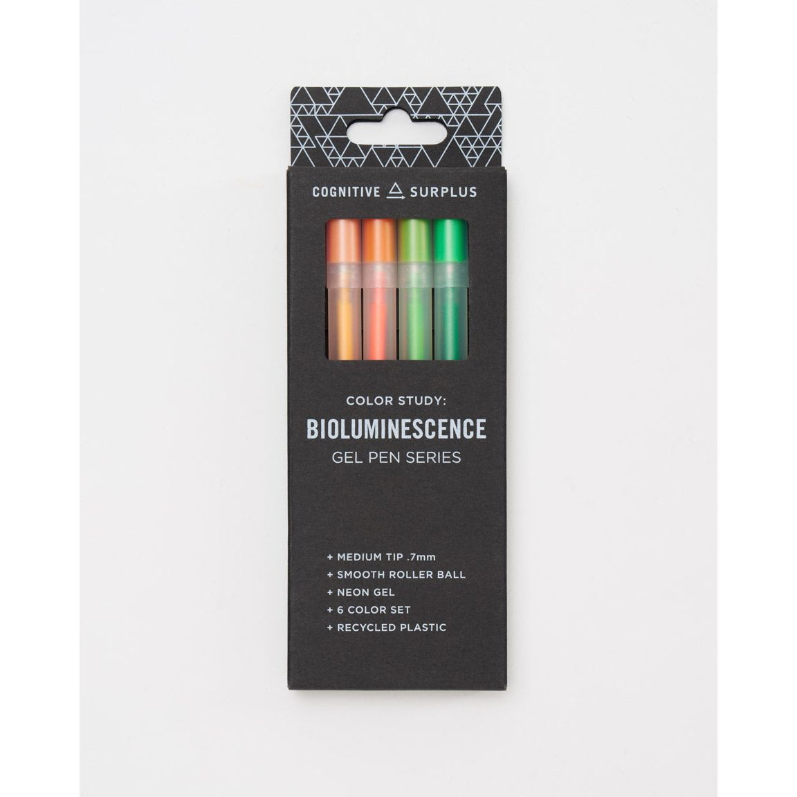 BIOLUMINESCENCE NEON GEL PEN SET
