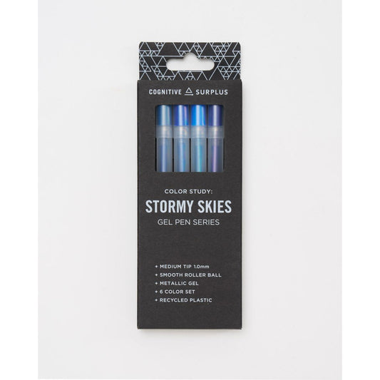 STORMY SKIES METALLIC GEL PEN SET