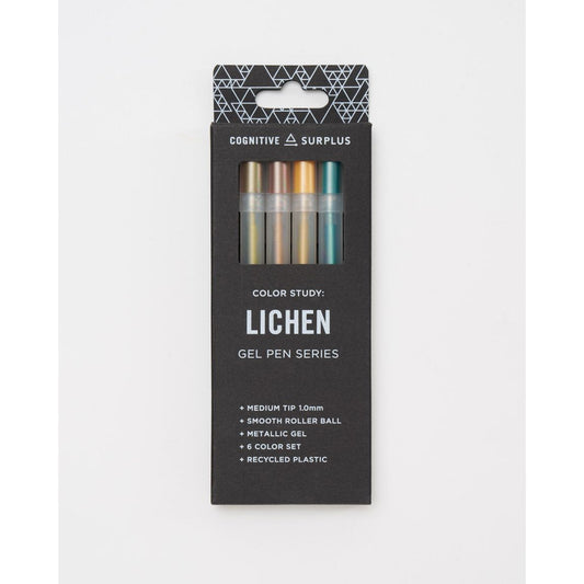 LICHEN METALLIC GEL PEN SET