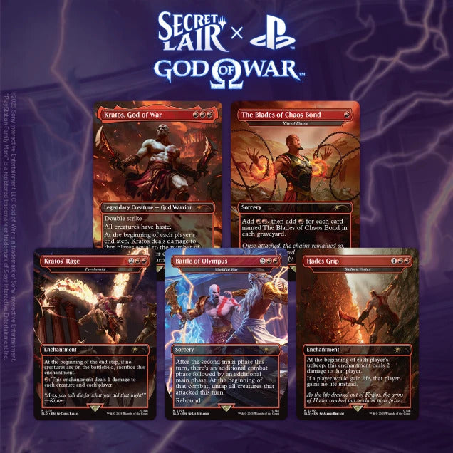 MAGIC THE GATHERING SECRET LAIR DROP - GOD OF WAR: GREEK