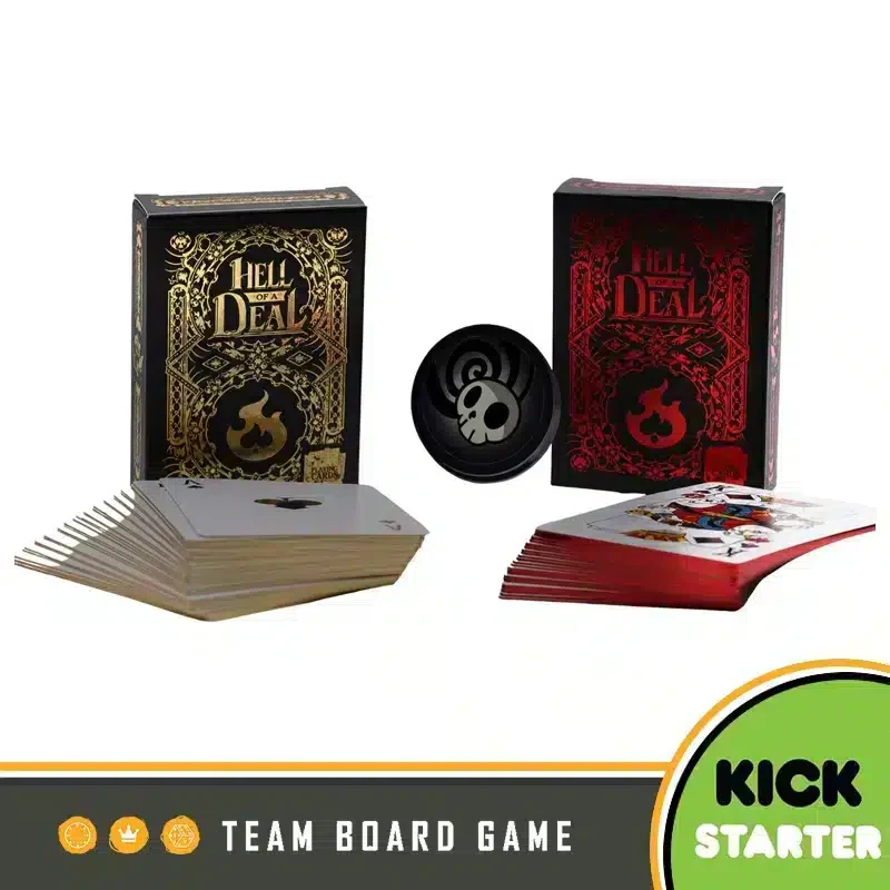 HELL OF A DEAL DELUXE FOIL POKER DECKS