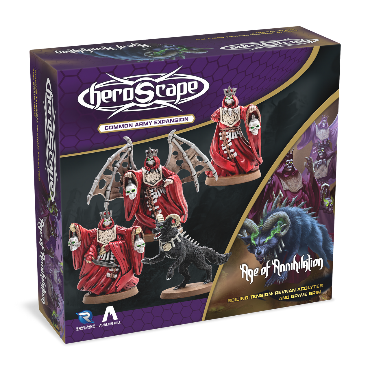 HEROSCAPE BOILING TENSION REVNAN ACOLYTES AND GRAVE GRIM