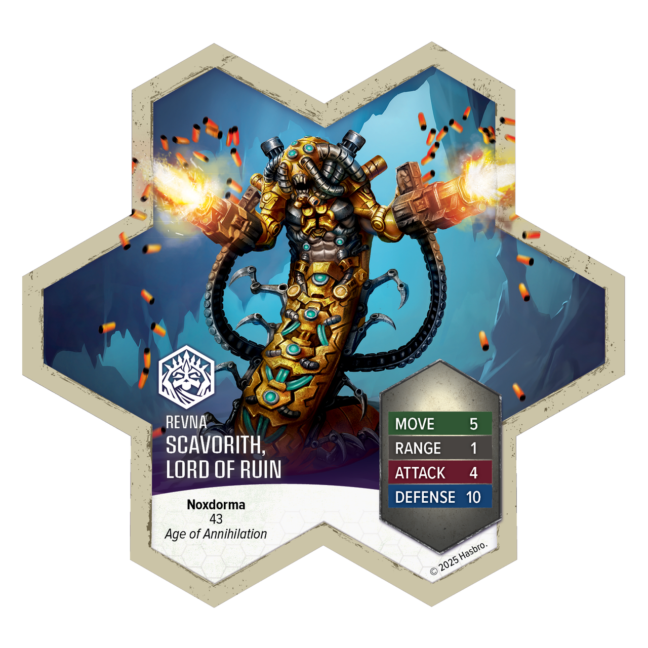 HEROSCAPE BOILING TENSION - SCAVORITH LORD OF RUIN PREMIUM PAINTED EDITION