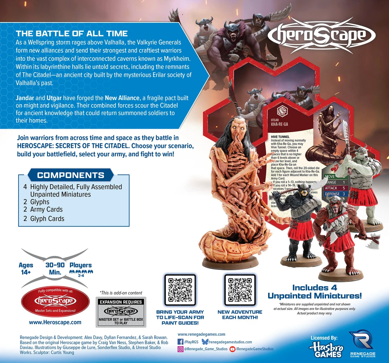 HEROSCAPE SECRETS OF THE CITADEL MIGHT OF THE NEW ALLIANCE