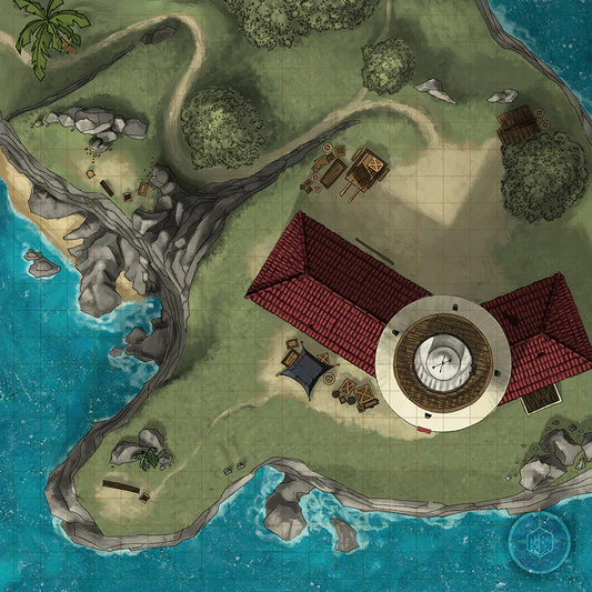 BATTLECLOTH MAP: HILLTOP BEACON