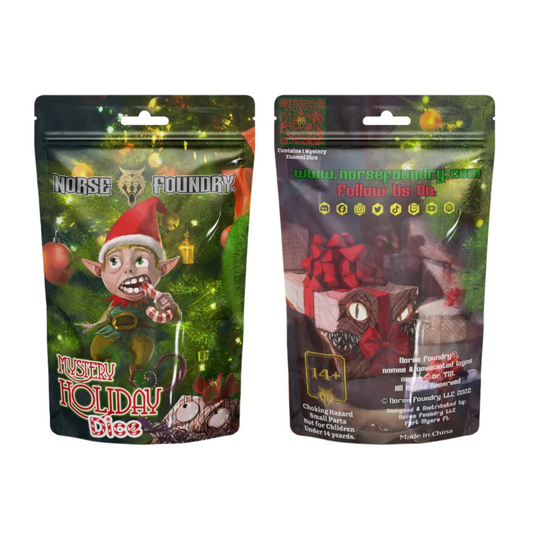 NORSE FOUNDRY HOLIDAY MYSTERY METAL D20