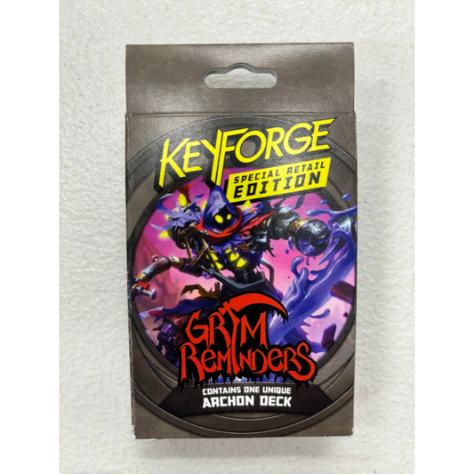 KEYFORGE GRIM REMINDERS DECK *SPECIAL GAMES AND STUFF EDITION