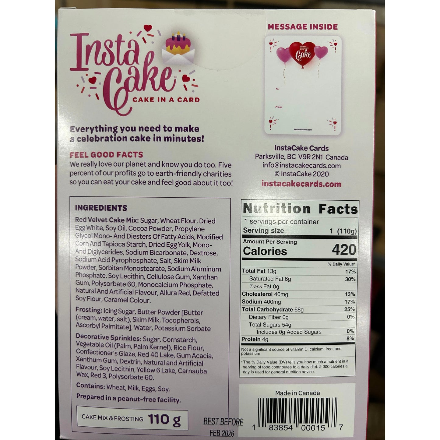 INSTACAKE YOU'RE SO SWEET CARD