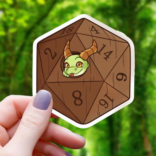 D20 DRAGON BIRDHOUSE STICKER