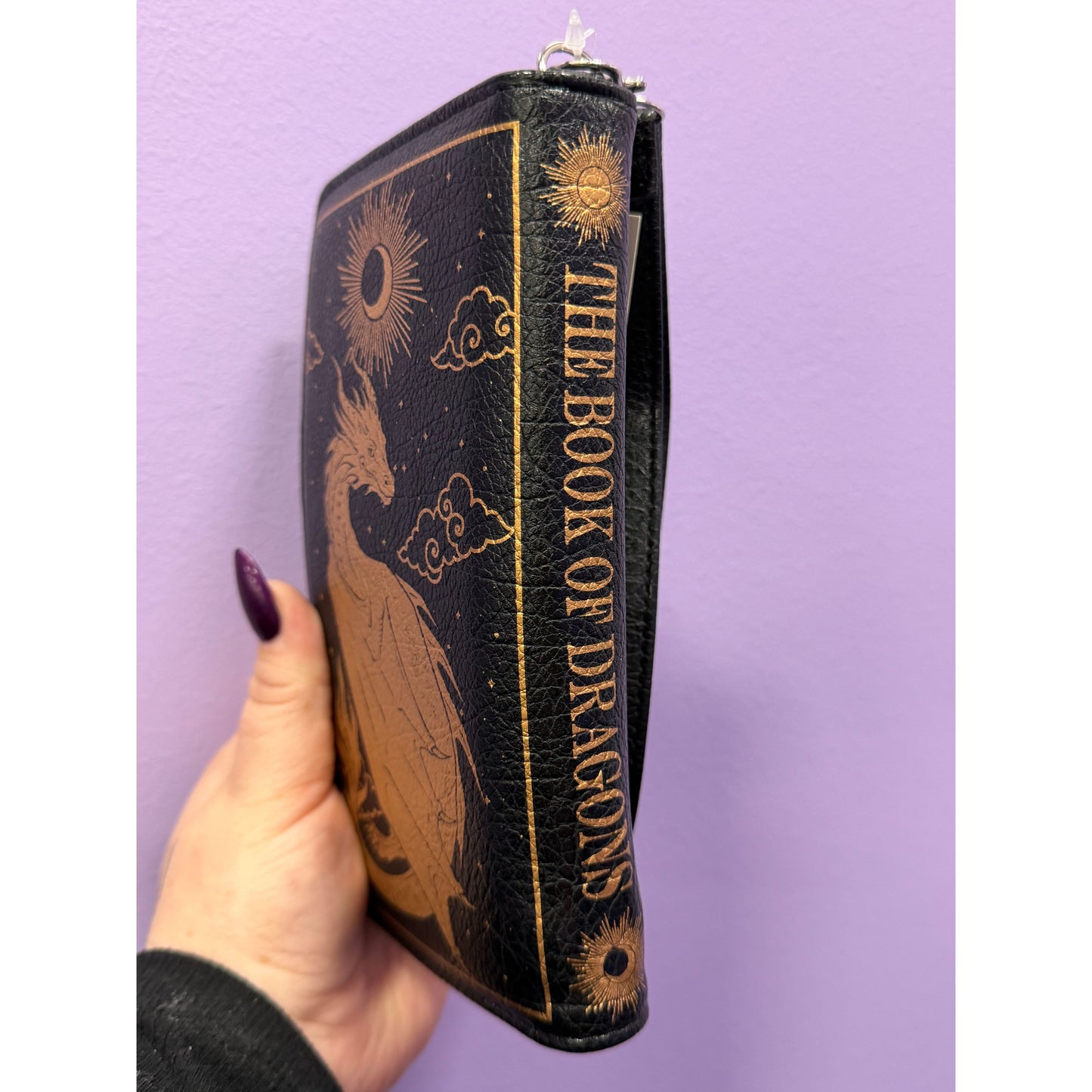 BOOK OF DRAGONS WALLET WRISTLET